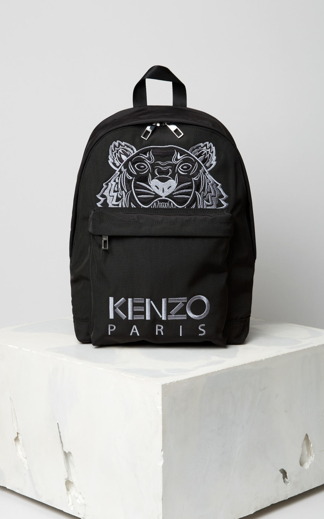 Mochila Kenzo Large Tiger Lona Hombre Negras - SKU.9349631